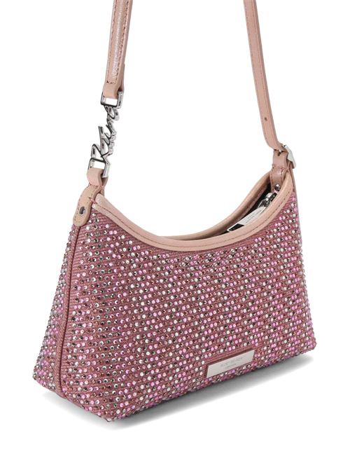 Borsa donna Kurt Geiger London tracollina rosa con strass KURT GEIGER London | 5586057609.